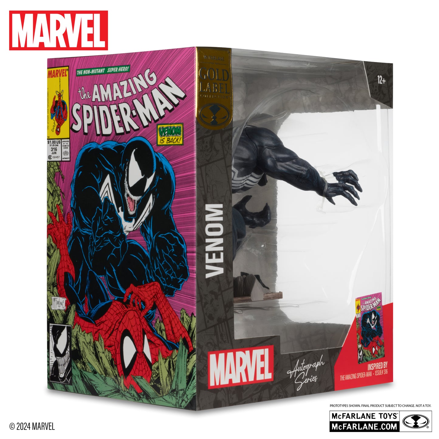 MARVEL COLLECTION 1:10TH WV2 - VENOM (THE AMAZING SPIDER-MAN #316)