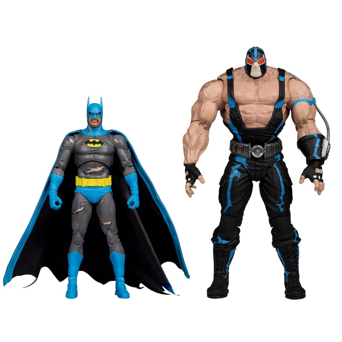 DC MULTIVERSE 7IN WITH MEGAFIG 2PK - BATMAN VS BANE (KNIGHTFALL)