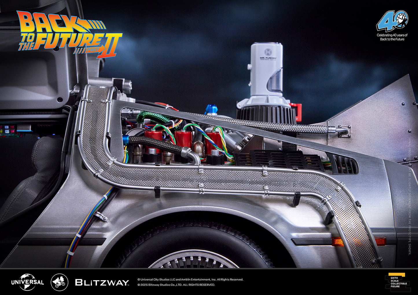Back to the Future II ‘Time Machine’ Universal Studios BW-UMS 12201  Premium UMS 1/6 Scale Vehicle