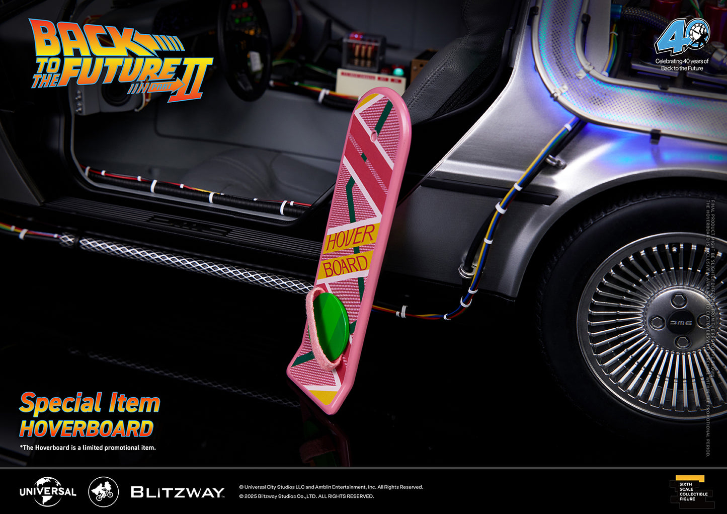 Back to the Future II ‘Time Machine’ Universal Studios BW-UMS 12201  Premium UMS 1/6 Scale Vehicle