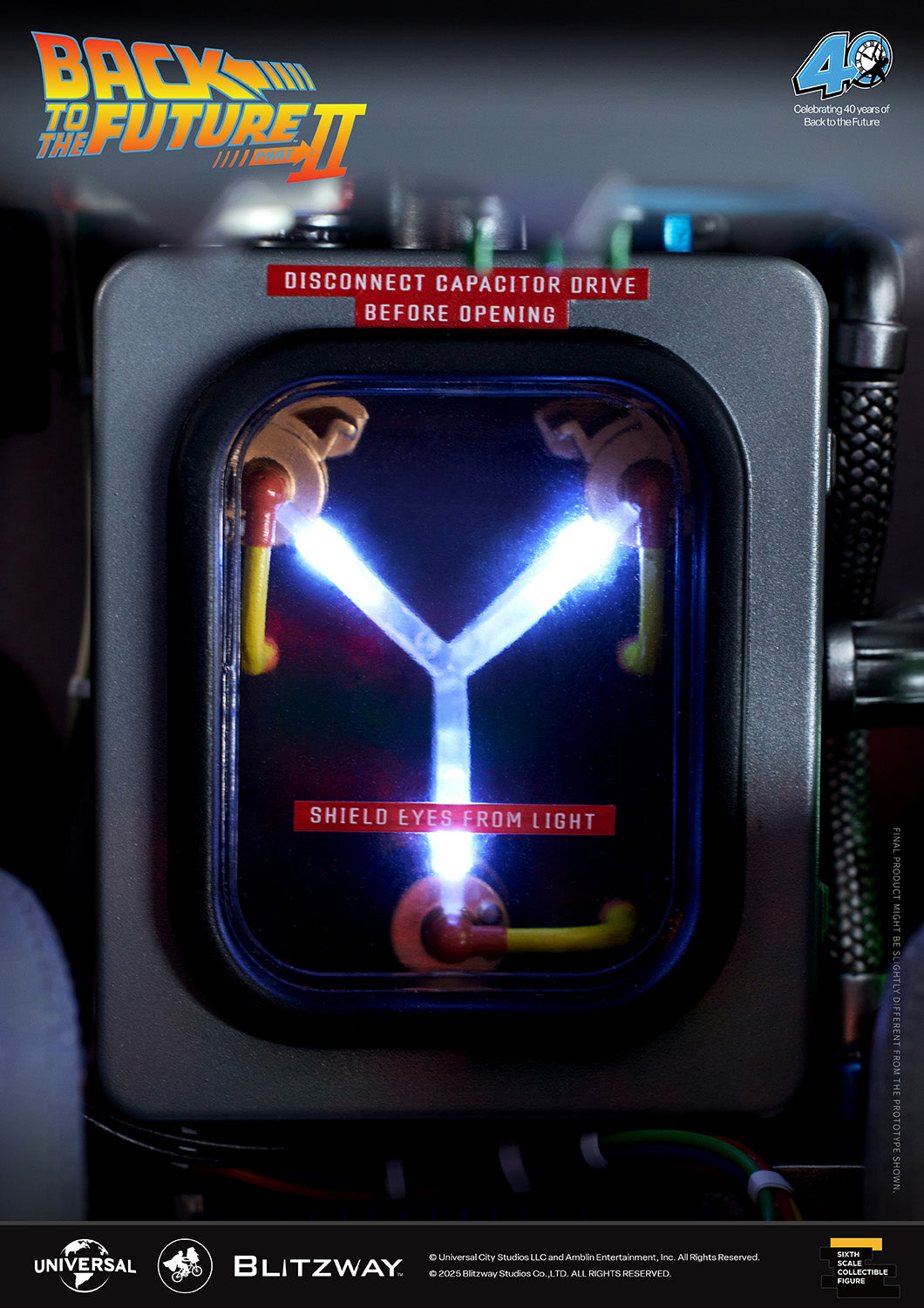 Back to the Future II ‘Time Machine’ Universal Studios BW-UMS 12201  Premium UMS 1/6 Scale Vehicle