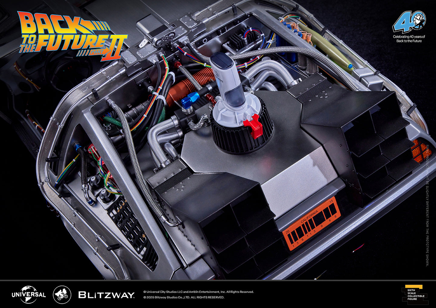 Back to the Future II ‘Time Machine’ Universal Studios BW-UMS 12201  Premium UMS 1/6 Scale Vehicle