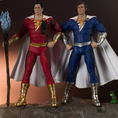 DC COLLECTOR 2PK - SHAZAM (BATTLE DAMAGE) AND FREDDIE FREEMAN (GOLD LABEL)