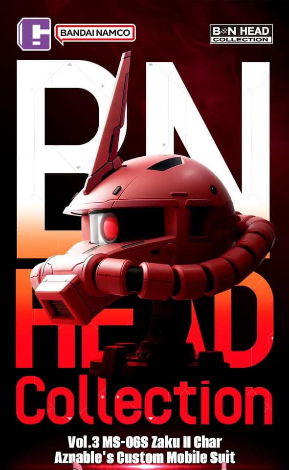 BN HEAD COLLECTION VOL.3 MS-06S ZAKU II