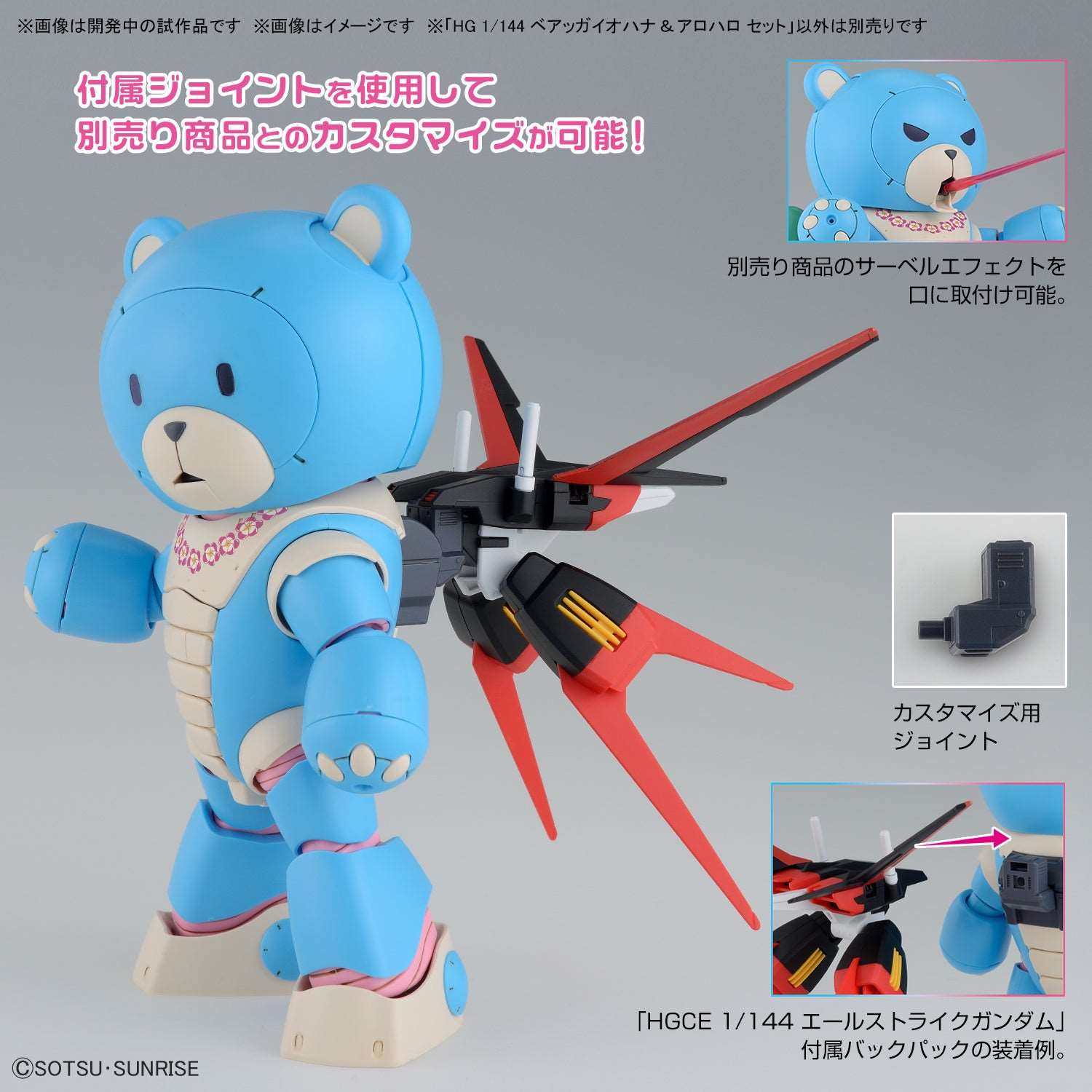 1/144 HG Beargguy Ohana & Aloharo Set