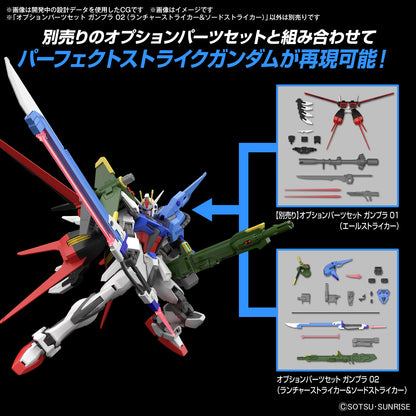 OPTION PARTS SET GUNPLA 02 (LAUNCHER STRIKER & SWORD STRIKER)